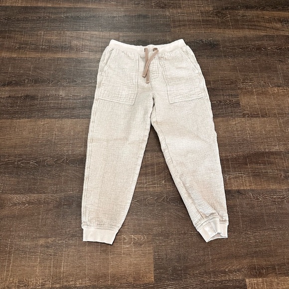 Madewell Pants - Madewell Beige Waffleback Jogger Pants Size Small